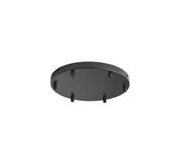 Canopy CE Para Lámpara Colgante 6 Uds. Negro