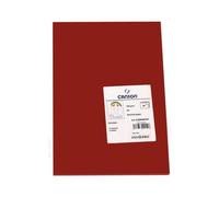 Canson 200040163-50 hojas cartulinas, a4, 185 g, color granate