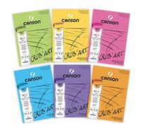 Canson 400100171 Atrapaluz Crob 'Art - Bloc de papel de dibujo pequeño parte 80 hojas 96 g A3 color blanco natural