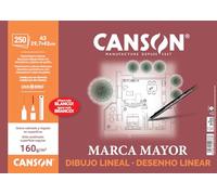 Canson Basik Marca Mayor - Dibujo Lineal A3 160g Blanco Caja 250 Hojas