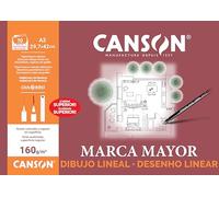 Canson Basik Marca Mayor - Dibujo Lineal A3 160g Blanco Minipk 10 Hojas