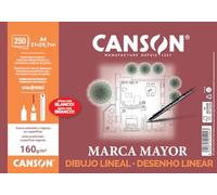Canson-Infinity Papel de dibujo lineal suave 160 g/m² A4 (21x29,7 cm) 250 hojas
