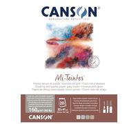 Canson Bloc Encolado 32x41 20H Teintes 60% Abeja 160g Tonos Grises, 20 Hojas
