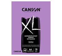 Canson-Infinity Bloc encolado Canson XL Marker Barrera 70 g 100 hojas Blanco A4