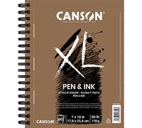 Canson Bolígrafo y tinta de la serie XL, color blanco, 7 x 10