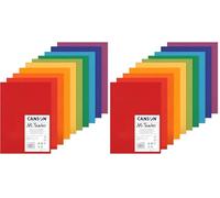 Canson C31032S051 Mi-Teintes 60% Abeja 160g Pack A4 10H Colores Vives (Paquete de 2)