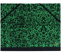 Canson - Carpeta, 2 angular y cierre con goma elástica, 1 unidad), color verde 470x620 mm