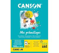 Canson Escolar Bloc Encolado, A4, 40 Hojas, Canson Primeros Dibujos 160g