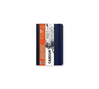 CANSON Graduate Book, Cuaderno de dibujo, Muy liso, 90gsm, Sketchbook tapa dura, 14x21,6cm, Blanco, 184 hojas