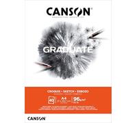 Canson Graduate Croquis Bloc Encolado A4 40H Fino 96g