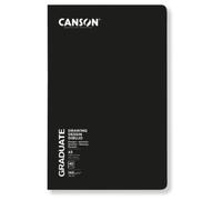Canson® Graduate Dibujo, 14,8 x 21, 140 g/m², 5 unidades, 20 hojas, papel de grano ligero, color blanco