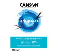 CANSON-GUARRO Bloc de Dibujo Graduate Aquarelle Grano Fino A3 250g Set de 5