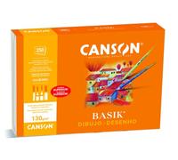 CANSON-GUARRO Lámina de dibujo Basik® 130g A3+ Lisa (Set de 250)