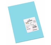 Canson Iris Vivaldi, Papel de dibujo de color, Suave, 185gsm, Hoja, A3-29,7x42cm, Azul turquesa