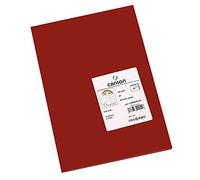 Canson Iris Vivaldi, Papel de dibujo de color, Suave, 185gsm, Hoja, A4-21x29,7cm, Rojo oscuro