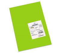 Canson Iris Vivaldi, Papel de dibujo de color, Suave, 250gsm, Hoja, A3-29,7x42cm, Verde flúo