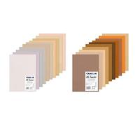 Canson Mi-Teintes Pack A3 10H 60% Abeja 160g Colores Pastel & C31032S053 Mi-Teintes 60% Abeja 160g Pack A4 10H Tonos Tierra