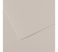 Canson Mi-Teintes Papel de Color de Pulpa Teñida, 160 g/m2, Gris (Pearl Grey - 120), 29,7x46, Pack de 10