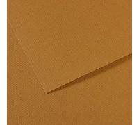 Canson Mi-Teintes Papel de Color de Pulpa Teñida, 160 g/m2, Marrón (Sand - 336), 21x29,16, Pack de 25
