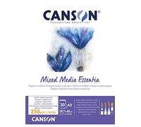 Canson Mix Media Essentia Bloc Encolado A4 30 hojas Fino 250g