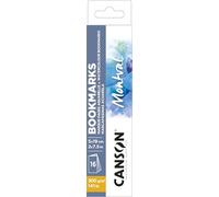 Canson Montval, Papel para Acuarela, Grano Fino, 300g, Caja, 5x19cm, Blanco, 16 hojas