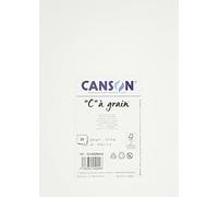 Canson Pack 25 Hojas 21x29,7 C à Grain Fino 224g, Blanco