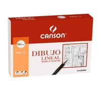 Canson Basik Marca Mayor - Dibujo Lineal A3 160g Blanco Caja 250 Hojas