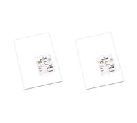 Canson Paquete A3, (50 Hojas) Guarro Cartulina IRIS 185g Blanco + A4, (50 Hojas) Guarro Cartulina IRIS 185g Blanco