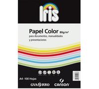 Canson repro color iris, papel de dibujo, suave, 80gsm, hoja, a4-21x29
