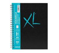 Canson-Infinity Cuaderno espiral Canson XL Art Book - Papel acuarela 300gsm grano fino A5 34 hojas