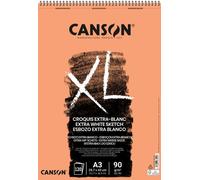 'canson xl extra bocetos (white, 90 g/m2, 120 hojas pro bloque espiral
