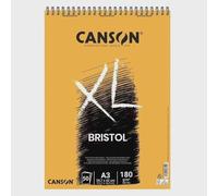 Canson XL Papel Bristol Muy suave 180 g A3 29.7x42 cm Extra blanco 50 hojas Espiralado lado corto