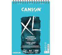 Canson-Infinity Papel de acuarela Canson XL A4 300 g Prensado en frío Espiral corto 30 hojas