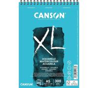Canson-Infinity Bloc de acuarela XL Aquarelle A5 14,8x21 cm 20 hojas 300 gr espiral microperforado