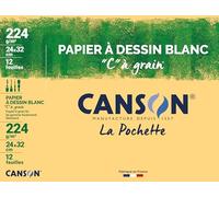 CANSON Zeichenpapier "C" à Grain, 320 x 240 mm, 224 g/qm