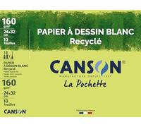 CANSON Zeichenpapier Recycling, weiß, 240 x 320 mm, 160 g/qm