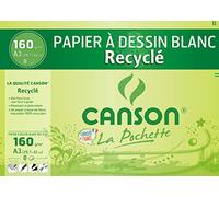 CANSON Zeichenpapier Recycling, weiß, DIN A3, 160 g/qm