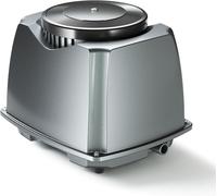 CAP-100, bomba de aire de 70 W, ideal para acuarios de 80 m³ y estanques, con un caudal de 100 litros por minuto y 16 salidas de aire. Es una bomba de oxígeno silenciosa