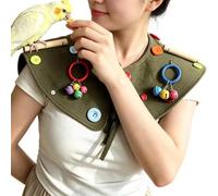 Capa De Hombro para Aves Protector Textil Interactivo Reutilizable