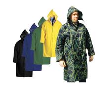 Capa de pvc, talla xxl, ideal para protección en trabajos industriale