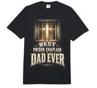 Capellán Pastor Best Prison Chaplain Dad Ever Comfort Colors Adult Heavyweight T-Shirt