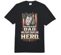 Capellán Pastor Military Chaplain Dad Comfort Colors Adult Heavyweight T-Shirt