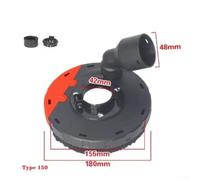 Caperuza Aspiración para polvo Esmeriladora 125-150mm Caperuza | para polvo hormigón, mármol, ladrillo, pared, para corte para limpio, ambiente seguro, uso profesional