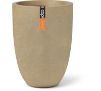 Capi Europe Jarrón bajo elegante Smooth NL Beige 34 x 46 cm