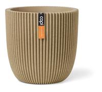 Capi Europe Maceta esférica Groove NL Beige 43 x 41 cm