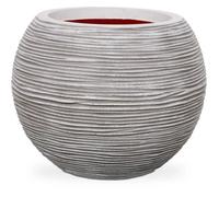 Capi Europe Maceta Nature Rib redonda marfil 40 x 32 cm