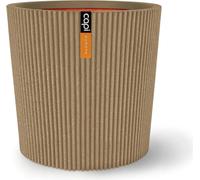 Capi Europe - Recipiente cónico, diseño "Groove", color beige, dimensiones 45x41 - Código: KGVBE613