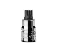 Capri Tools 10 mm M10 Stubby XZN Triple Square Bit Socket, 3/8 pulgadas Drive, 10 mm (M10) Stubby (CP30356)