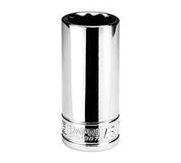 Capri Tools 13/16 pulg. Enchufe profundo, 3/8 pulg. Drive, 12 puntos, SAE