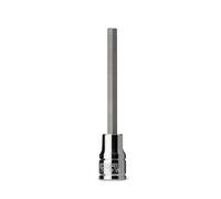 Capri Tools 3-0616 Llave de vaso hexagonal larga de 1/4 pulgadas, unidad de 3/8 pulgadas, SAE